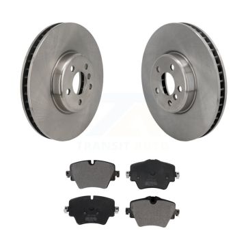 Front Brake Rotor Semi-Metallic Pad Kit For 21 Toyota GR Supra 2.0L With 4 Piston Caliper K8F-104122