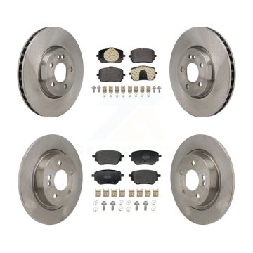 Front Rear Disc Brake Rotors And Semi-Metallic Pads Kit For Mercedes-Benz A220 CLA250 K8F-104157