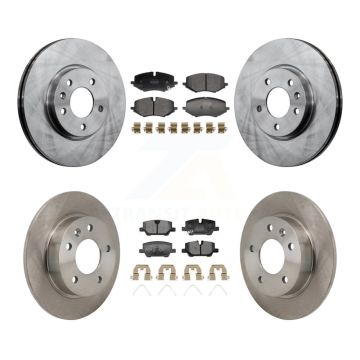 Front Rear Brake Rotors & Semi-Metallic Pad Kit For Chevrolet Trailblazer Buick Encore GX K8F-104163
