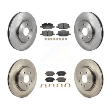 Front Rear Disc Brake Rotors And Semi-Metallic Pads Kit For Buick Envision Cadillac XT4 K8F-104164