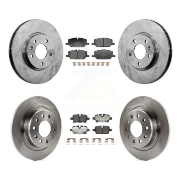 Front Rear Disc Brake Rotors And Semi-Metallic Pads Kit For GMC Terrain K8F-104167