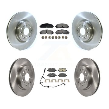 Front Rear Disc Brake Rotor Semi-Metallic Pad Kit For 2021 Cadillac XT5 Buick Enclave XT6 K8F-104170