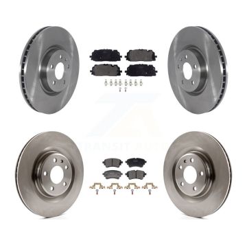 Front Rear Disc Brake Rotors And Semi-Metallic Pads Kit For Audi S5 SQ5 Sportback S4 K8F-104177