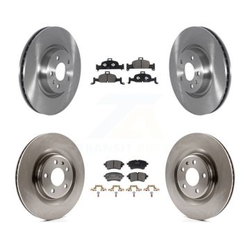 Front Rear Brake Rotors Semi-Metallic Pad Kit For Audi A5 Sportback Quattro A4 allroad A6 K8F-104179