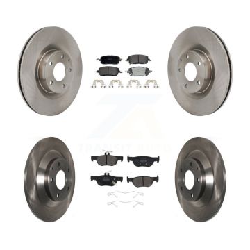 Front Rear Disc Brake Rotors And Semi-Metallic Pads Kit For 2022-2023 Mazda MX-30 EV K8F-104207