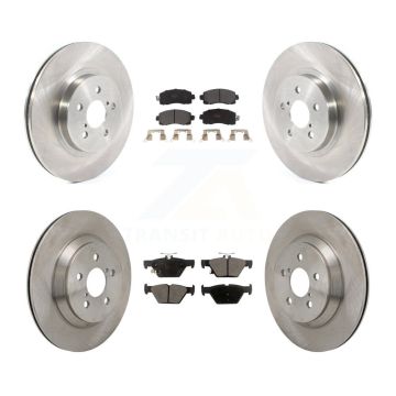 Front Rear Disc Brake Rotors And Semi-Metallic Pads Kit For Subaru Crosstrek K8F-104212