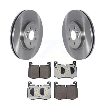 Front Brake Rotor Semi-Metallic Pad Kit For Jaguar F-Pace With 380mm Diameter K8F-104216