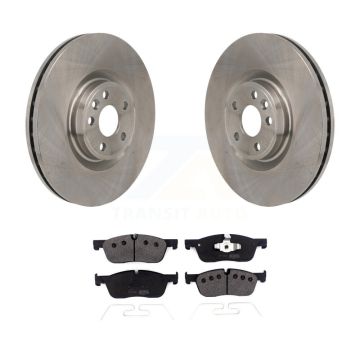 Front Brake Rotor Semi-Metallic Pad Kit For Jaguar E-Pace With 349mm Diameter K8F-104227