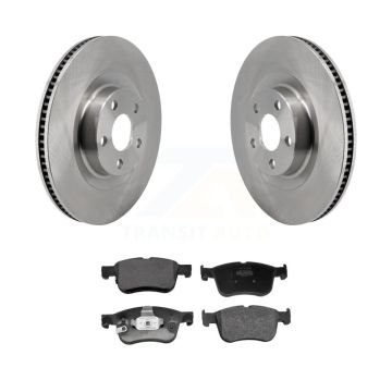 Front Disc Brake Rotors And Semi-Metallic Pads Kit For 2022-2023 Ford Maverick K8F-104231