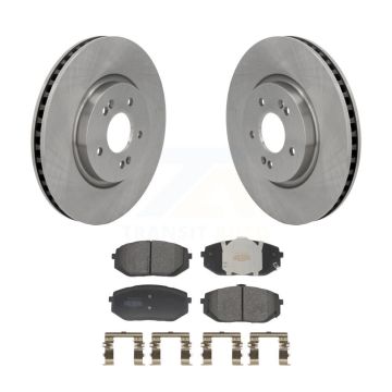 Front Brake Rotor And Semi-Metallic Pad Kit For Hyundai Tucson Kia Sportage Ioniq 5 EV6 6 K8F-104232