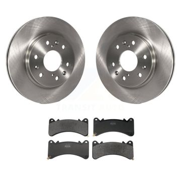 Front Brake Rotors Semi-Metallic Pad Kit For GMC Sierra 1500 Chevrolet Silverado Yukon XL K8F-104233