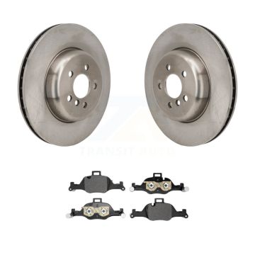 Front Disc Brake Rotors Semi-Metallic Pad Kit For BMW X5 X6 530i xDrive i4 540i 530e 540d K8F-104235