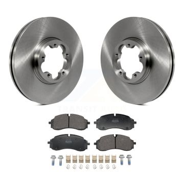 Front Disc Brake Rotor & Semi-Metallic Pad Kit For Ford Transit-250 Transit-350 E-Transit K8F-104241