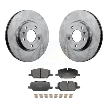 Front Brake Rotor & Semi-Metallic Pad Kit For GMC Terrain With 321mm Diameter K8F-104248