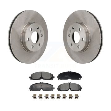 Front Disc Brake Rotors Semi-Metallic Pad Kit For 2021-2022 Chevrolet Colorado GMC Canyon K8F-104249