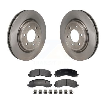 Front Disc Brake Rotor And Semi-Metallic Pad Kit For Ford F-150 Bronco Expedition Lincoln K8F-104251