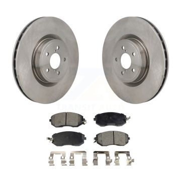 Front Brake Rotors & Semi-Metallic Pad Kit For 19-20 Toyota 86 Base GT With Brembo Brakes K8F-104253