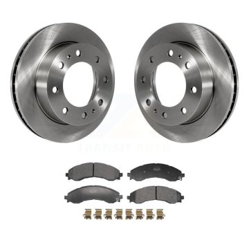 Front Disc Brake Rotor & Semi-Metallic Pad Kit For GMC Chevrolet Savana 2500 Express 3500 K8F-104265