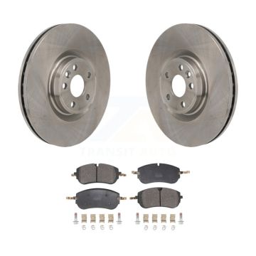 Front Disc Brake Rotors Semi-Metallic Pad Kit For Land Rover Range Evoque Discovery Sport K8F-104268