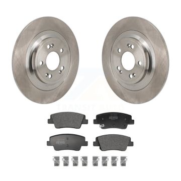 Rear Brake Rotors & Semi-Metallic Pad Kit For Hyundai Ioniq 5 Genesis Kia EV6 GV70 6 GV60 K8F-104287