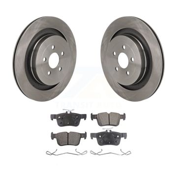 Rear Disc Brake Rotors And Semi-Metallic Pads Kit For Ford Edge Lincoln Nautilus K8F-104288