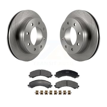 Rear Brake Rotors & Semi-Metallic Pad Kit For 2021-2023 GMC Savana 2500 Chevrolet Express K8F-104291