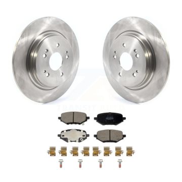 Rear Disc Brake Rotors And Semi-Metallic Pads Kit For Honda HR-V Clarity K8F-104294
