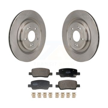 Rear Disc Brake Rotors And Semi-Metallic Pads Kit For Hyundai Santa Fe Kia Sorento K8F-104298