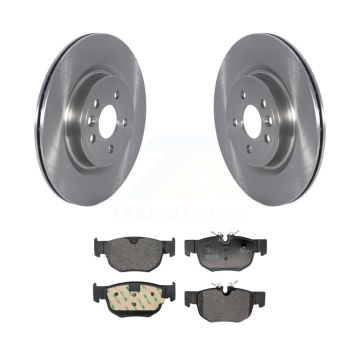 Rear Brake Rotors Semi-Metallic Pad Kit For Jaguar F-Pace With 380mm Diameter Front Rotor K8F-104299