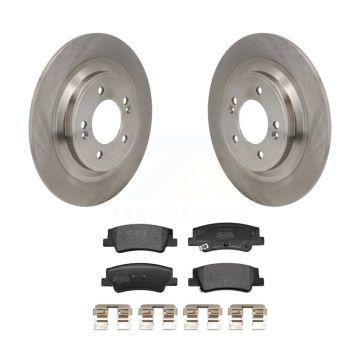 Rear Disc Brake Rotors And Semi-Metallic Pads Kit For Hyundai Tucson Kia Sportage K8F-104301