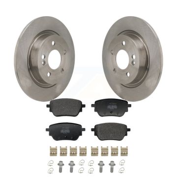 Rear Brake Rotor Semi-Metallic Pad Kit For Mercedes-Benz A220 CLA250 With Standard Brakes K8F-104302