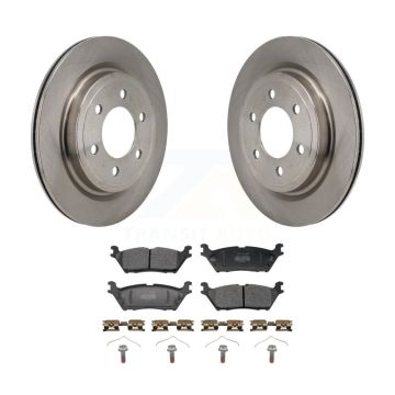 Rear Brake Rotors & Semi-Metallic Pad Kit For 2022-2023 Ford Expedition Lincoln Navigator K8F-104305