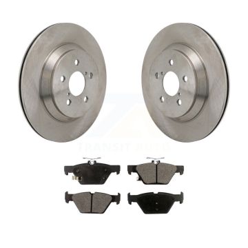 Rear Brake Rotor & Semi-Metallic Pad Kit For Subaru Crosstrek With Electric Parking K8F-104306