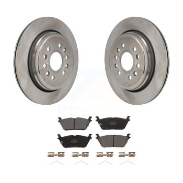 Rear Disc Brake Rotors And Semi-Metallic Pads Kit For Ram 1500 Jeep Wagoneer Grand L K8F-104307
