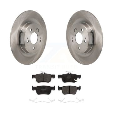 Rear Disc Brake Rotors And Semi-Metallic Pads Kit For 2021-2023 Acura TLX K8F-104316