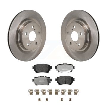 Rear Brake Rotor And Semi-Metallic Pad Kit For Toyota Sienna Lexus RAV4 Prime NX350h bZ4X K8F-104317