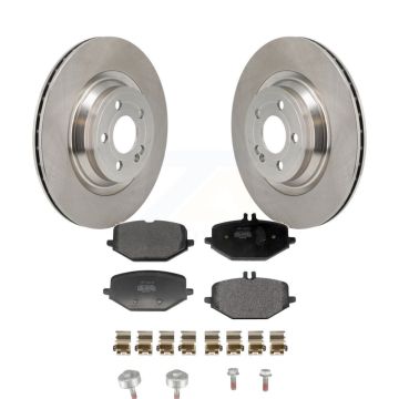Rear Brake Rotor & Semi-Metallic Pad Kit For Mercedes-Benz GLE450 GLE350 GLS450 GLE53 AMG K8F-104326