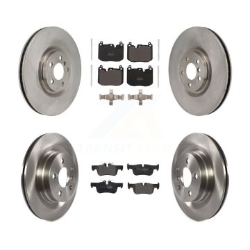 Front Rear Disc Brake Rotors And Semi-Metallic Pads Kit (6Pc) For Mini Cooper Countryman K8F-104372