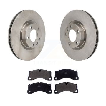 Front Disc Brake Rotors And Semi-Metallic Pads Kit For Volkswagen Touareg Porsche Cayenne K8F-104374