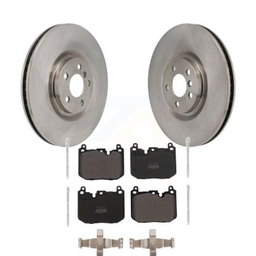 Front Disc Brake Rotors & Semi-Metallic Pad Kit For Mini Cooper Countryman BMW X2 Clubman K8F-104375