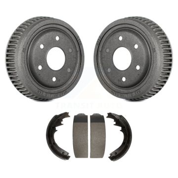 Rear Brake Drum Shoes Kit For 1995-1997 GMC Yukon 2 doors with 4WD With 11" Diameter K8N-100076