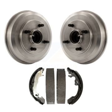 Rear Brake Drum Shoes Kit For 2000-2008 Ford Focus Wheel Bearing Included K8N-100181