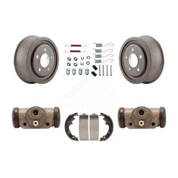 Rear Brake Drum Shoes Spring And Cylinders Kit For Jeep Wrangler Cherokee 4-Wheel ABS K8N-100405