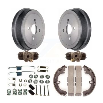 Rear Brake Drum Shoe Spring And Cylinder Kit (6Pc) For Toyota Corolla Prizm Chevrolet Geo K8N-100484