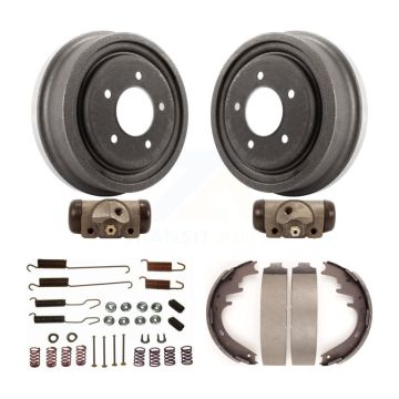 Rear Brake Drum Shoes Spring And Cylinders Kit (6Pc) For Ford F-150 K8N-100488