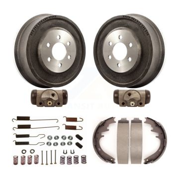 Rear Brake Drum Shoes Spring And Cylinders Kit (6Pc) For 2000-2002 Dodge Dakota Durango K8N-100492