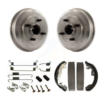 Rear Brake Drum Shoes And Spring Kit For 2000-2008 Ford Focus Wheel Bearing Included K8N-100548