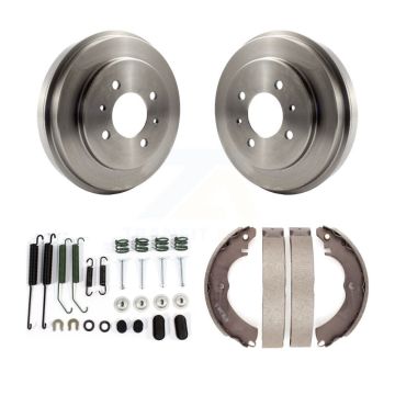 Rear Brake Drum Shoes Spring Kit For Mitsubishi Lancer LS Diamond With 14" Factory Wheels K8N-100551