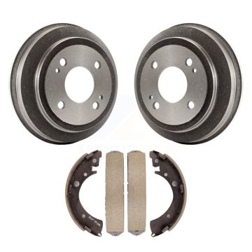 Rear Brake Drum Shoes Kit For 1993-1995 Honda Civic EX DX with Coupe Manual transmission K8N-100568
