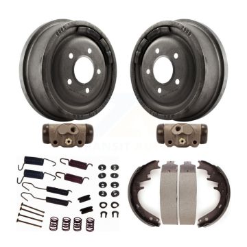 Rear Brake Drum Shoe Spring Cylinder Kit (6Pc) For 1983 Ford F-150 With 10" Diameter K8N-100621